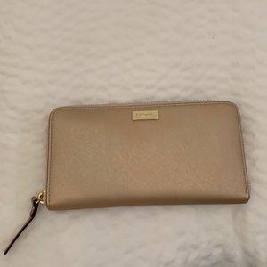 Rose gold Kate Spade wallet